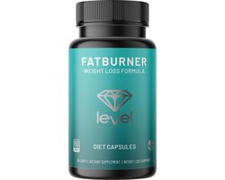 Level FatBurner | 60 vegan caps | Afvallen | Afslankpillen en Meer Energie | Professioneel Supplement | Afvalpillen