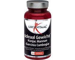 Lucovitaal Ideaal Gewicht Konjac Mannan Garcinia Cambogia - Voedingssupplement - 60 capsules