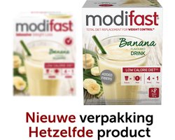 Modifast Intensive Milkshake banaan LCD 8X55G