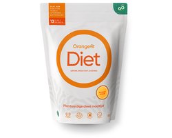 Orangefit Diet Vegan Afslankshake - Maaltijdvervanger / Maaltijdshake - Afvallen & Diëten - 850g (13 shakes) - Banaan - Nr 1 Consumentenbond