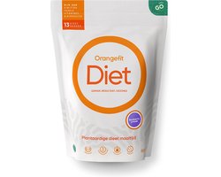 Orangefit Diet Vegan Afslankshake - Maaltijdvervanger / Maaltijdshake - Afvallen & Diëten - 850g (13 shakes) - Bosbes - Nr 1 Consumentenbond