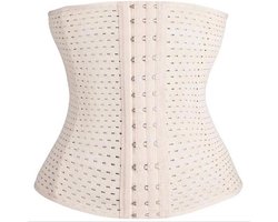 Saizi beige /Waist Trainer - L - Buik Korset Belt - Body Shaper Trimmer Corset Band - Shapewear