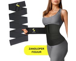 Shapewear Waist Trainer Corset - Tiktok Afslank Korset - Zweet buikband Shaper - Corrigerend Ondergoed Dames - One Size 4 M - Inclusief E-book