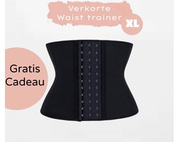 Waist trainer snel afvallen corset body shaper dames buikband na zwangerschap na operatie latex korset waist shaper lingerie kleding afslanken fitness sport Maat XL - Milaya Pantera