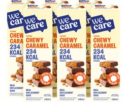 WeCare Meal replacement Bars chewy caramel 6 x 2 repen