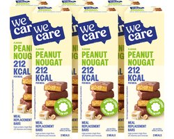 WeCare Meal replacement Bars peanut nougat 6 x 2 repen