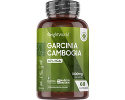 WeightWorld Garcinia Cambogia Pure - 1000mg - 60 Capsules voor 2 maanden