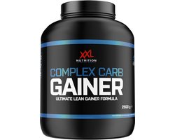 XXL Nutrition - Complex Carb Gainer - Maaltijdvervanger, Weight Gainer, Shake Spiergroei & Herstel - Aardbei - 2500 Gram