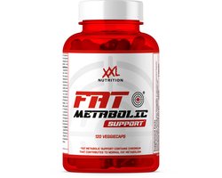 XXL Nutrition - Fat Metabolic Support - Vet Verbranden, Afvallen, Fat Burner, Dieet, Vetverbrander, Gewichtsverlies - Kaempferol, Cafeïne & L-carnitine - 120 Veggiecaps: Vegan Capsules