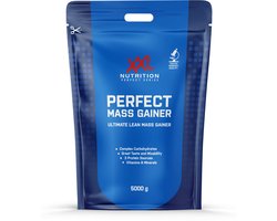 XXL Nutrition - Perfect Mass Gainer - Weight Gainer Supplement - Whey Concentraat Eiwit, Complexe Koolhydraten en Vitamines & Mineralen - Supplement - Cookies & Cream - 5000 gram