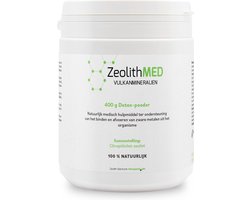 ZeolithMED Vulkaanmineralen Detox – Zeoliet Poeder 400g – 100% Natuurlijk Medisch Hulpmiddel – Vermindert Vermoeidheid en Hoofdpijn