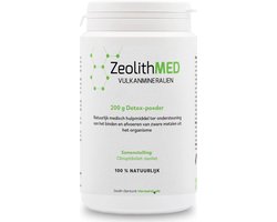 ZeolithMED Zeoliet Poeder 200 gram - 100% Natuurlijk Medisch Hulpmiddel - Detox - Vermindert Vermoeidheid en Hoofdpijn