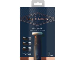 3x King C. Gillette Style Master Stoppelbaardtrimmer 1 set