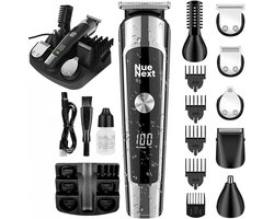 6 in 1 Baardtrimmer Mannen PRO Trimmer voor Baard en Lichaam - Waterdicht - Bodygroomer Mannen - Bodytrimmer Heren - Haar trimmer - Tondeuse - 0.5-15MM - Neus en Oor - Trimapparaat - Baard Machine - Multigroomer