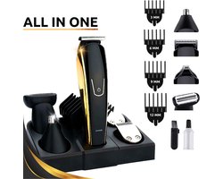 All in One Baardtrimmer Mannen - Bodygroomer Mannen - 8 in 1 - Neustrimmer