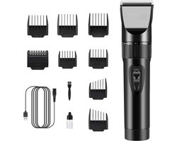 Baardtrimmer professionele tondeuse - heren tondeuse - precisietrimmer heren - lange tondeuse - scheermesset voor kinderen - gezinnen - USB oplaadbaar Baardtrimmer