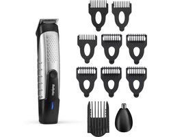 BaByliss Lithium Power Baardtrimmer T812E - 14 Kniplengtes - 9 opzetkammen - 80 minuten gebruik