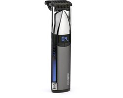 BaByliss Super-X Metal S996E Baardtrimmer - Japans Staal Mes - 0.4mm-5.0mm haarlengte - Digitaal Scherm - Meebewegende Kop