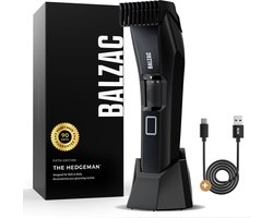 BALZAC™ The Beardmate PRO - Baardtrimmer mannen - Waterdicht IPX7 - Tondeuse - 20 verstelbare lengtes