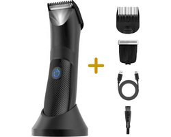 BAØRD Baardtrimmer Voor Mannen – Waterdicht – Draadloze Tondeuse - Trimmer Voor Baard & Lichaam – Scheerapparaat – Bodygroomer - Haartrimmer – Baardverzorging – Barber – Oplaadbaar - Zwart