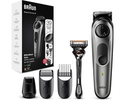 Braun Baardtrimmer Series 5 BT5360 - Trimmer voor Mannen met Extra Gillette Scheermes - 39 Lengte-Instellingen en 100 Minuten Gebruiksduur