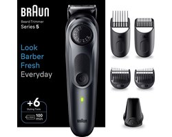 Braun Baardtrimmer - Series 5 - BT5450 - Trimmer Voor Heren met Stylingtools en 100 Minuten Gebruiksduur