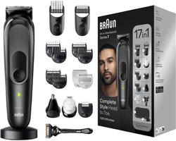 Braun Body trimmer Styler 17-in-1 MGK7491 Zwart / Leigrijs