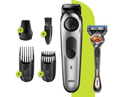 Braun BT5260 - Baardtrimmer en Haartrimmer – Zwart/Metaalzilver