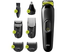 Braun MGK3221 Multigroomer - 6 in 1 Trimmer - Baardtrimmer Haartrimmer Oortrimmer Neustrimmer