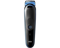 Braun MGK5245 7-in-1 Trimmer Baardtrimmer Voor Mannen - Gezichts- En Haartrimmer - Zwart/Blauw