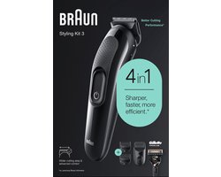 Braun Multigroomer 3 SK3300, 5-in-1 Baardtrimmer Voor Mannen, Haartrimmer, Voor Gezicht, Haar