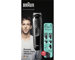 Braun Series 3 MGK3325 - Multigroomer- 6-in-1 Baardtrimmer Set