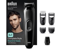 Braun Series 3 MGK3420 - Multigroomer - 6-in-1 Baardtrimmer Set