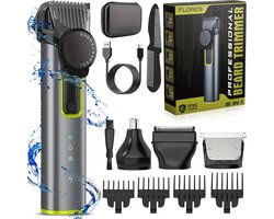 Flores® Baardtrimmer Mannen Pro - Scheerapparaat Mannen - Trimmer Baard En Lichaam - Haartrimmer - Incl. E-book