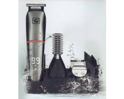 G G 1989 Baardtrimmer/Body groomer - 6 in 1 - Voor mannen - Waterdicht - Voor baardhaar - hoofdhaar - Lichaamshaar