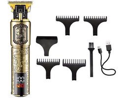 Gouden (goudkleurig) Trimmer - Baardtrimmer - Tondeuse voor mannen en vrouwen - Baard - Schaamstreek - Schaamhaar - Oksel - Hoofdhaar - Tondeuze - Tondeuses - Gold