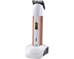 Kemei 800B - Trimmer - Baard trimmer - Anti-clip Systeem -  Wit grijs