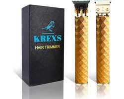 Krexs Gouden Baardtrimmer - Tondeuse - Trimmer - Scheerapparaat - Haartrimmer – Bodygroomer - Baard