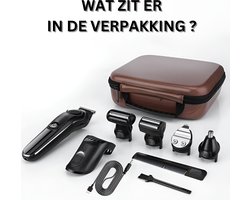 LM-1832 Bodygroomer mannen – 5 Waterdicht opzetstukken - Tondeuse 5 in 1- Draadloos gebruiken- Baard Trimmer - Verstelbaar 1-10MM – Neus en oor trimmer- Oplaadbare scheerapparaat mannen