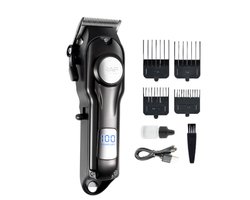 MCBOSON Tondeuse - Tondeuse voor mannen - Trimmer - Trimmer voor Hoofd - Haar tondeuse - Tondeuse Mannen Hoofdhaar - USB Oplaadbaar - Zwart pak