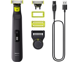 Philips OneBlade Pro 360 Face + Body - Zwart - Trimmer, scheerapparaat en styler in 1 - QP6542/15