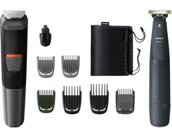 Philips Series 5000 MG5720/90 - Multigroom 9 hulpstukken 10-in-1, gezicht, haar en lichaam