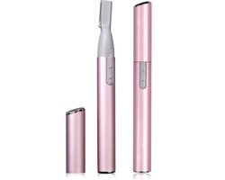 ***Roze Wenkbrauw Trimmer - Precisietrimmer -Gezichtshaar verwijderen - Gezicht Ontharing - Trimmer - Wenkbrauw scheermesje - van Heble® ***