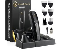 ShaveMate 5-in-1 Baardtrimmer - Scheerapparaat - Bodygroomer mannen - Draadloos - Waterproof