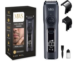 Trimmer Mannen - Baardtrimmer - 16-lengte instellingen - Waterdicht - 120 min - Display - Powerstand & travellock