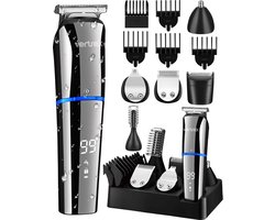 Vertrex 6 in 1 Baardtrimmer Pro+ Bodygroomer Mannen - Neustrimmer - Tondeuse - Scheerapparaat - Trimmer Baard en Lichaam