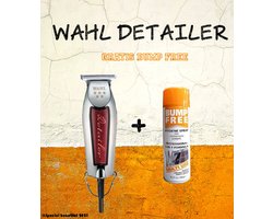 WAHL Detailer Rood/Chrome + Bump Free 340gr