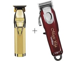 Wahl Magic clip cordless + Babyliss Skeleton gold trimmer