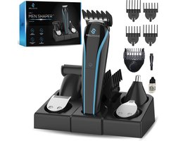 Wellshave 5-in-1 Baardtrimmer Mannen V2 - Trimmer Baard en Lichaam - Bodytrimmer heren - Bodygroomer mannen