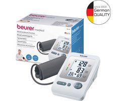 Beurer BM 26 Bloeddrukmeter bovenarm - Beste koop Consumentenbond 2022 - Klinisch bewezen werking* -Manchet 22 tot 35 cm - 5 Jaar garantie